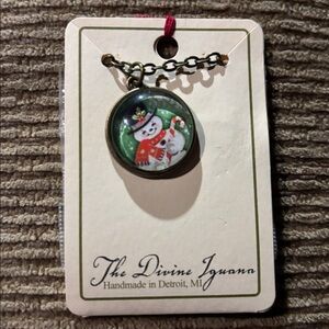 Snowman Pendant Necklace